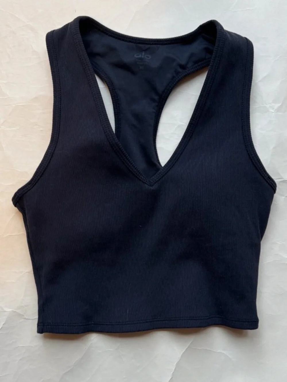 Alo Yoga Goddess Ribbed Racerback Tank